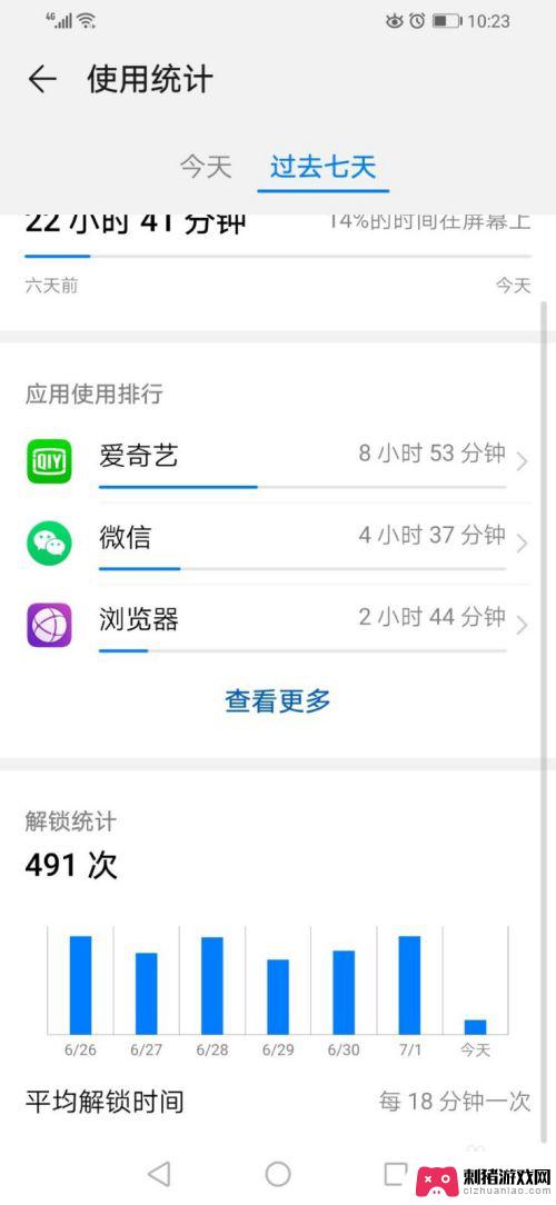 如何查询手机锁频时间 如何查询华为手机过去七天的解锁记录