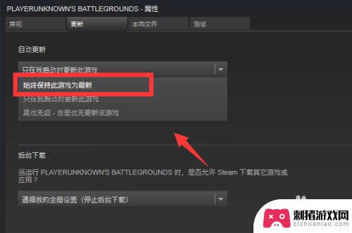 steam更新怎么开启 如何在Steam上设置吃鸡游戏自动更新