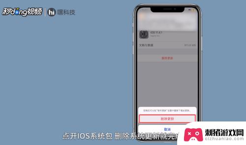 苹果手机怎么消除升级 iPhone手机更新包删除步骤