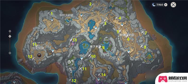 原神矿点分布图 原神2.6版本全地图富矿石点分布位置